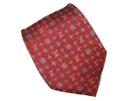 louis vuitton tie red|louis vuitton monogram tie.